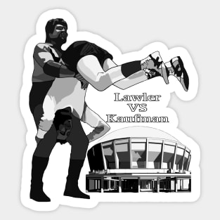 Lawler vs Kaufman Sticker